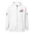 American Gamer Zipp Hoodie White product image (1)