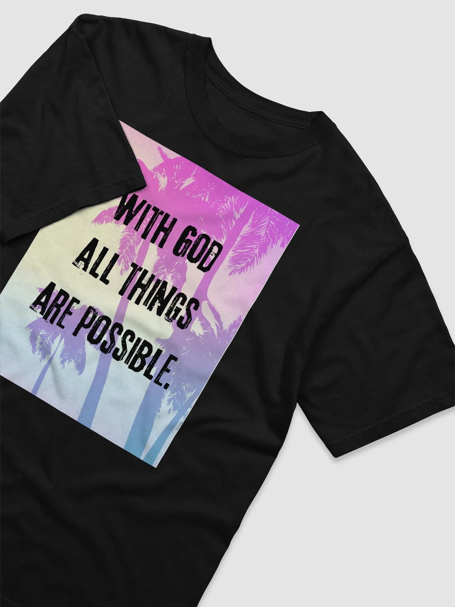 "With God All Things Are Possible" Tee product image (3)