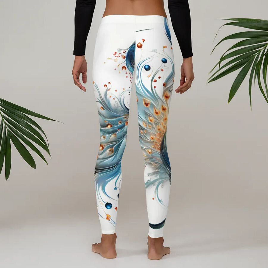 Peacock Art Leggings product image (3)