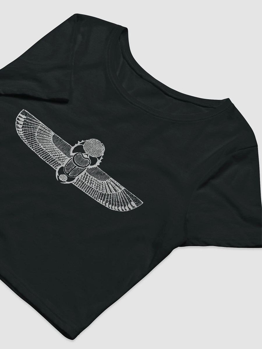 Scarab with Solar Disk and Wings - Bella+Canvas Women's Crop Tee product image (5)