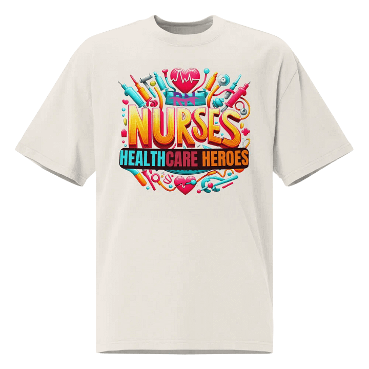 Healthcare Heroes Tribute Oversized T-Shirt product image (1)