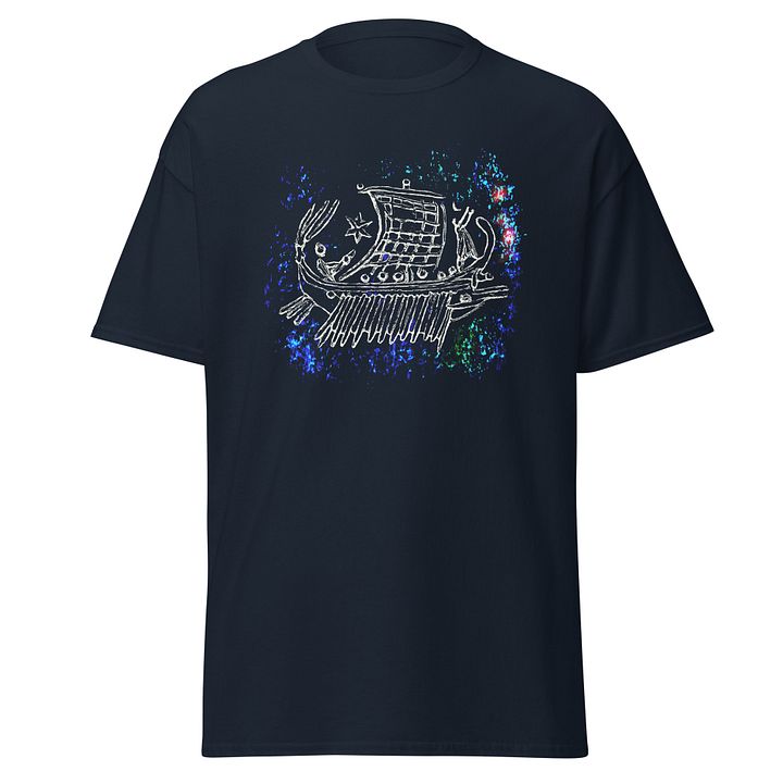 Sextus Pompey Galley and Julius Caesar's Comet Roman Art 1st Century BC, T-Shirt product image (2)