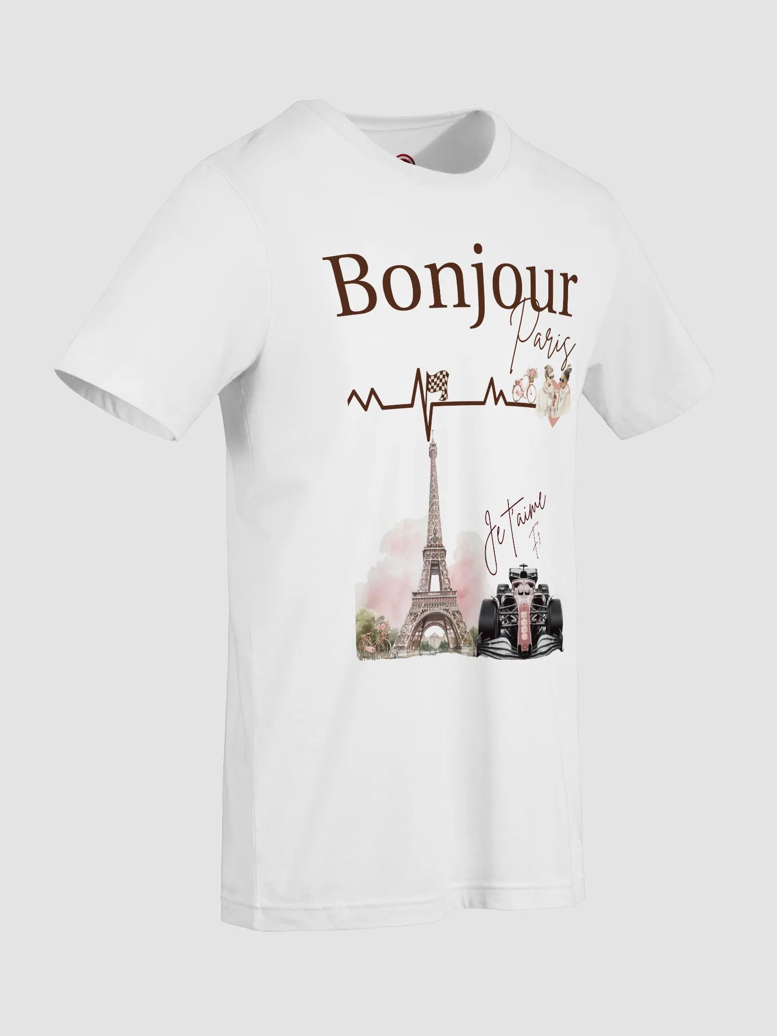 Bonjour Racing Vibes T-Shirt product image (9)