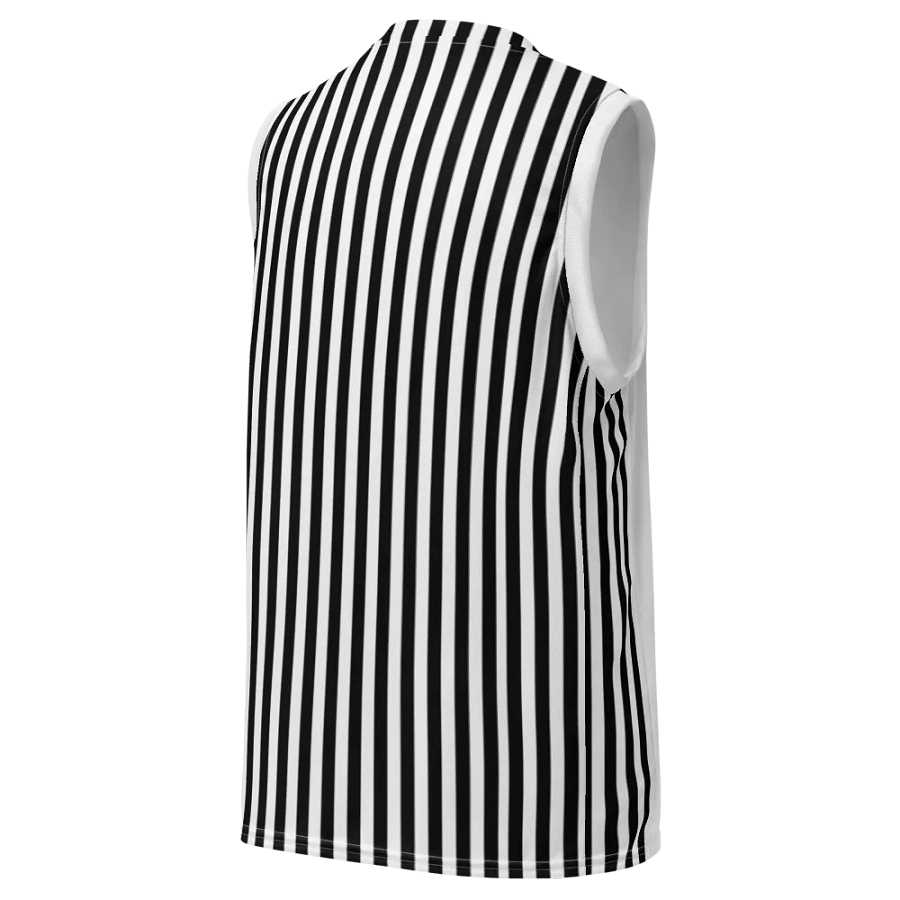 One Paradise Lane Black Stripes Basketball Jersey product image (8)