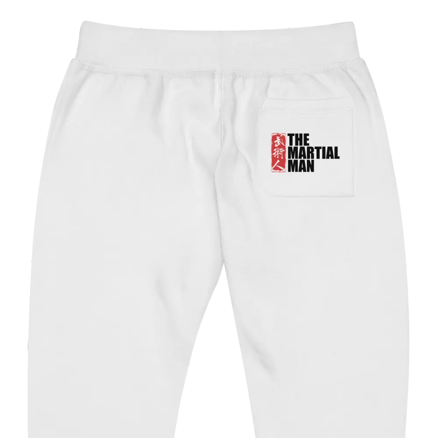 The Martial Man - White Joggers product image (1)