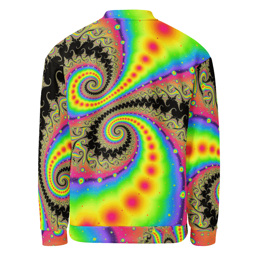 Fractal Bomber Jacket - Pink Lemonade and Candy Twists product image (6)