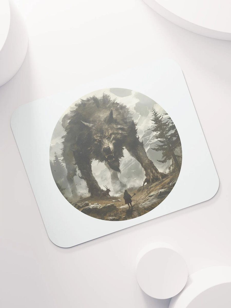 Fenrir - The Monstrous Wolf of Norse Mythology Mouse Pad product image (7)