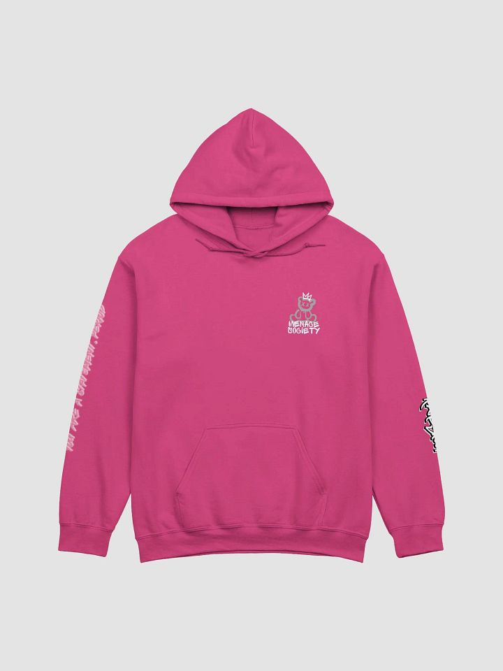You ARE A Statement, Period! Pink Graffiti Hoodie product image (6)