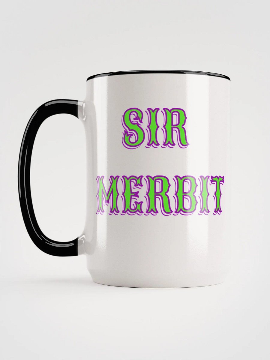 ''Sir Merbit'' 15 oz Ceramic Mug w/ Color Inside product image (2)