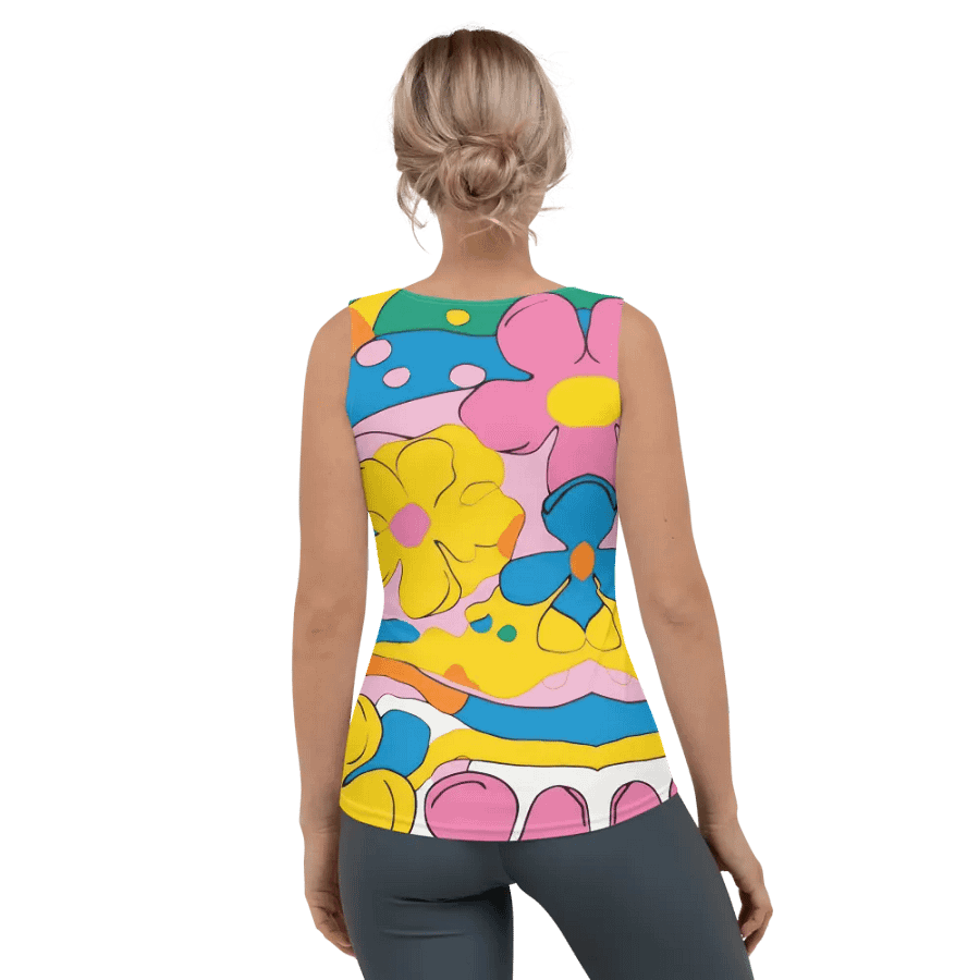 Retro Floral Garden Women's Tank Top product image (7)