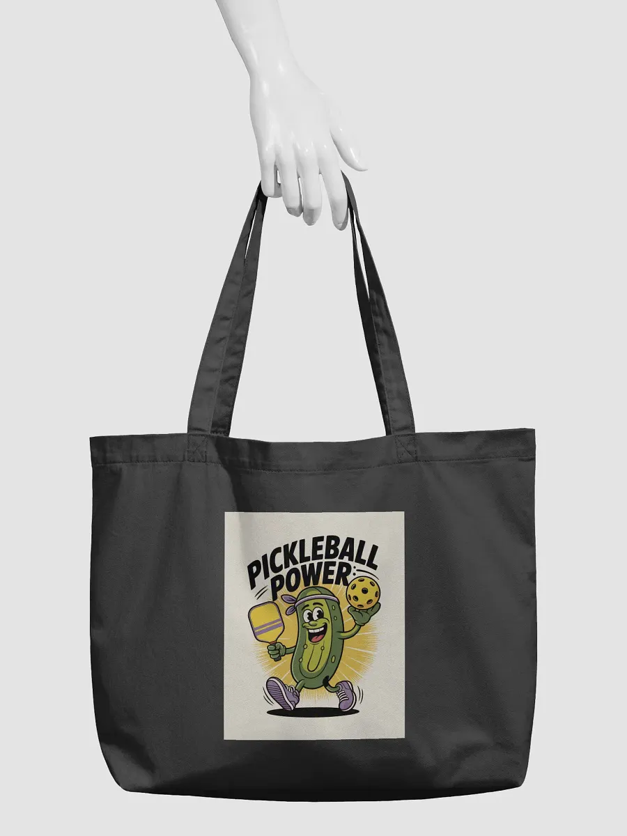 Pickleball Power Large Tote Bag – Fun & Spacious Pickleball Gift product image (5)