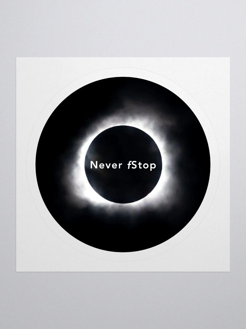Eclipse Glow Logo Stickers