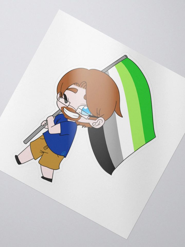 Shemp Aromantic Sticker! product image (2)