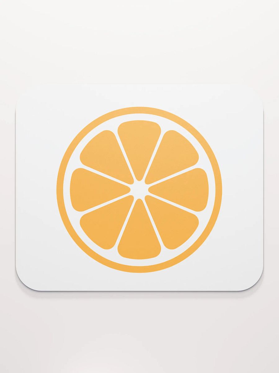 MIKAN Mouse Pad (Orange × White) product image (2)