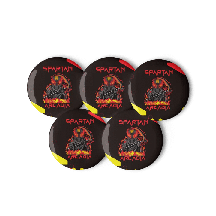 Spartan Arcadia custom pins (5pack) product image (3)
