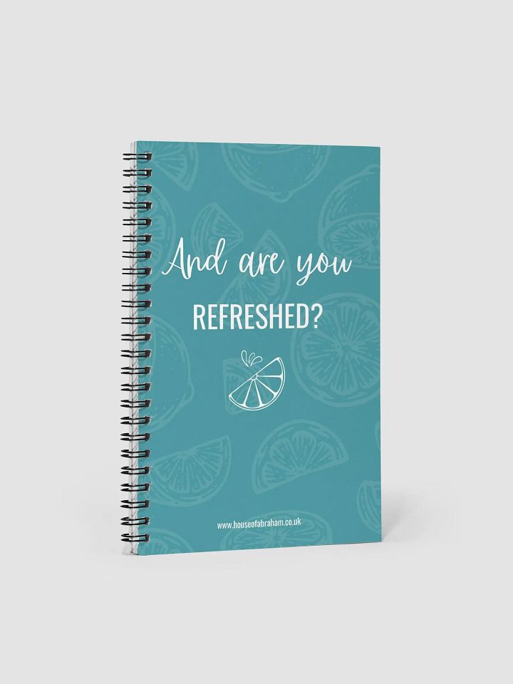 And Are You Refreshed? - Teal Notebook product image (2)
