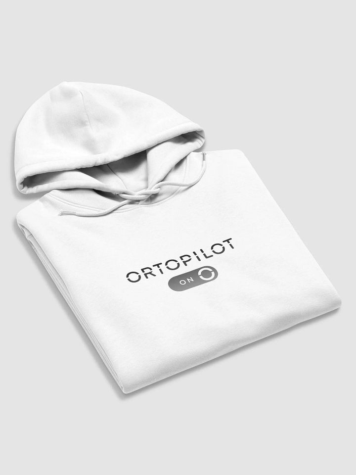 'ORTOPILOT ON' (B/W) PREMIUM HOODIE product image (1)