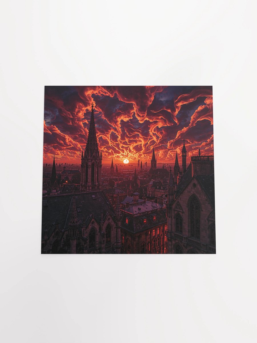 Inferno at Dusk Matte Poster product image (19)