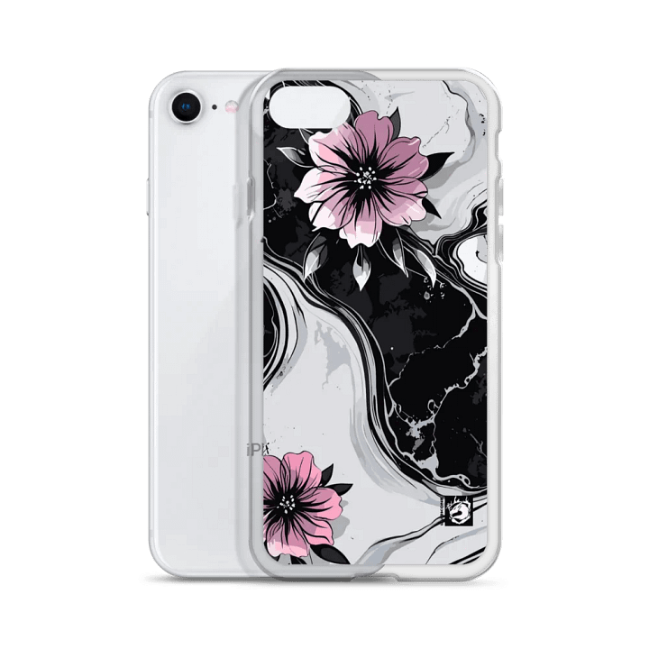Modern Flowers Marble iPhone® Case product image (2)