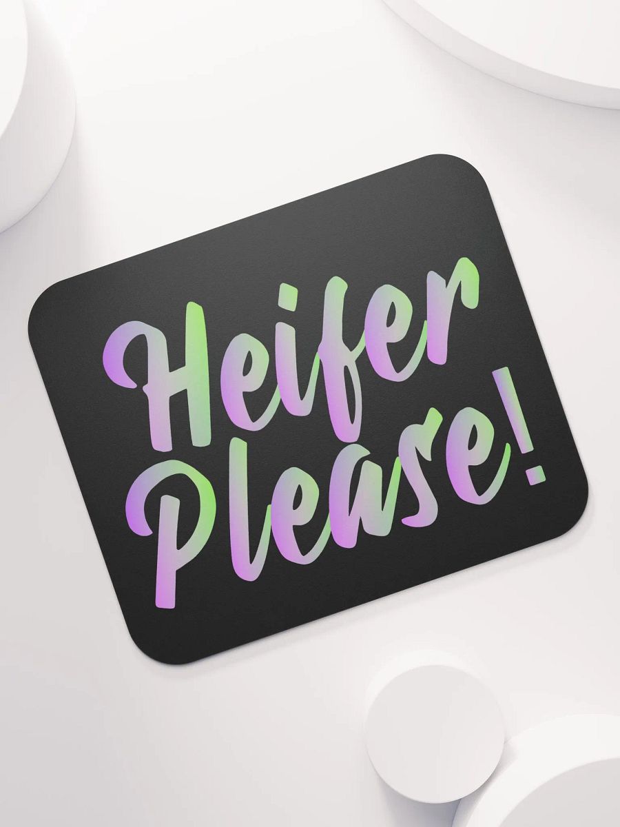 Colorful 'Heifer Please!' Mouse Pad product image (7)