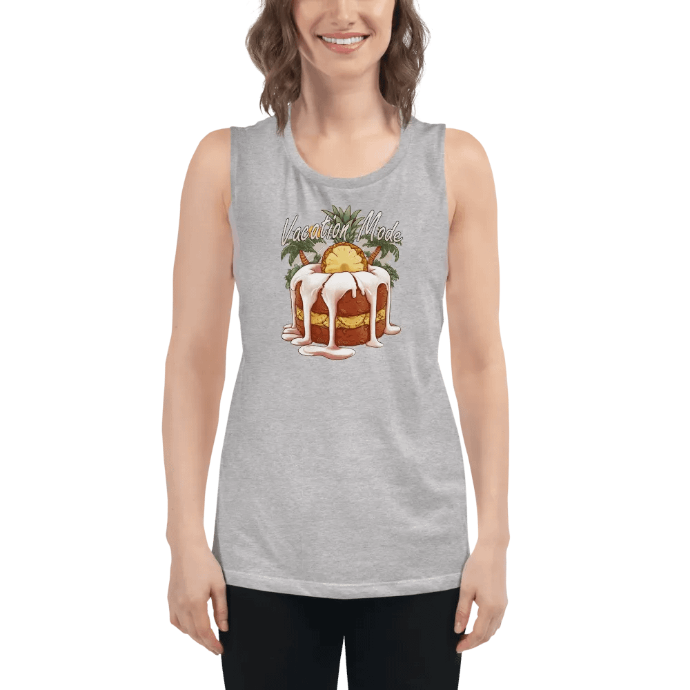 Vacation Mode Pineapple Flowy Women's Tank Top product image (52)