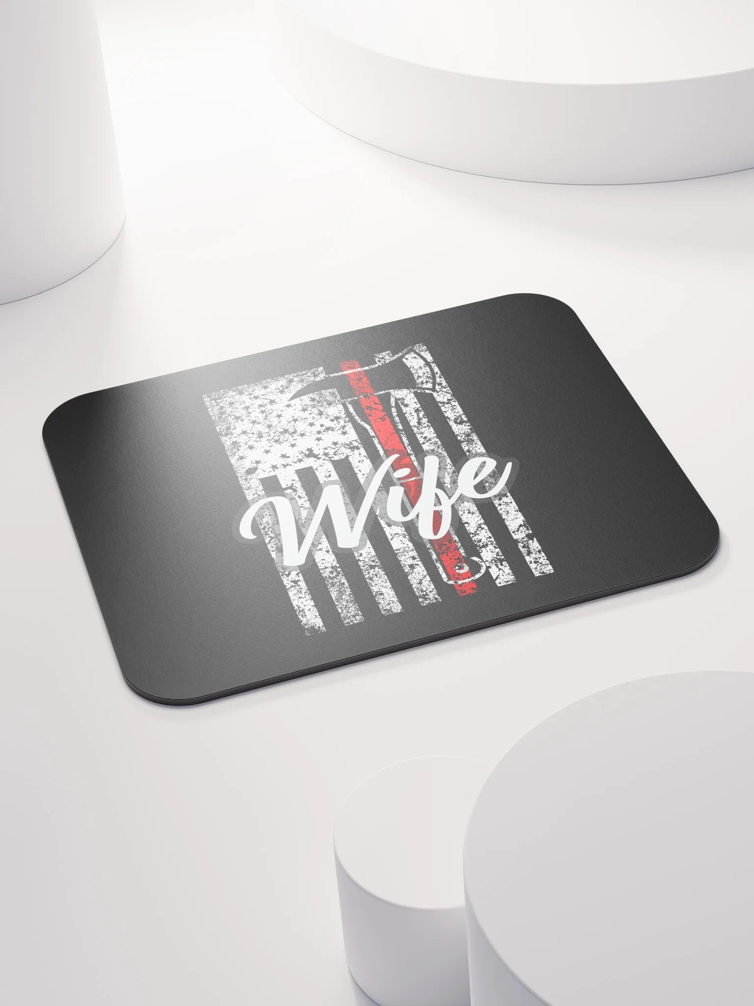 Firefighter Wife - Mouse Pad product image (4)
