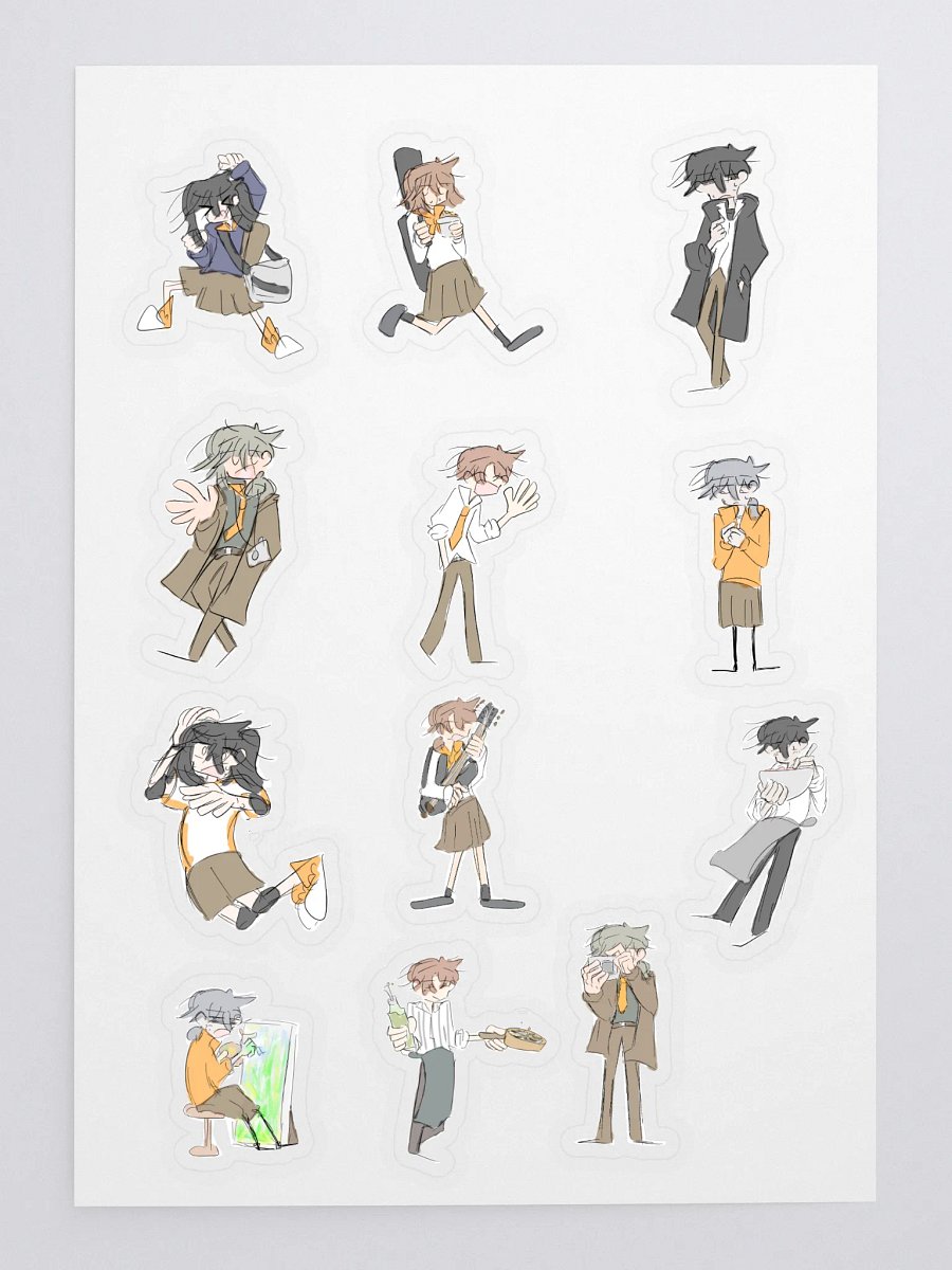 Waku waku high school student Lots of Stickers product image (3)