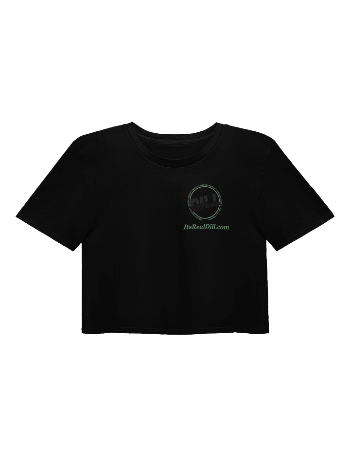 Dill's Logo W/ Smile On The Back Crop Tee product image (2)