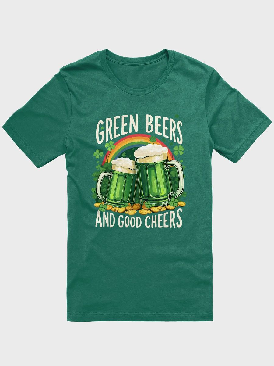 Green Beers and Good Cheers St. Patrick’s Day T-Shirt – Fun Irish Celebration Tee product image (3)