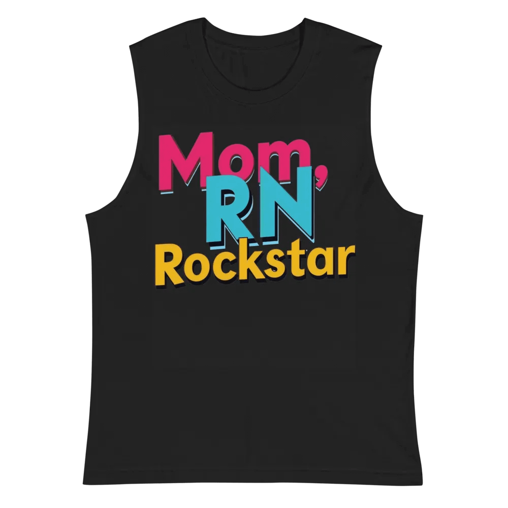 Mom, RN Rockstar Muscle Tank product image (3)