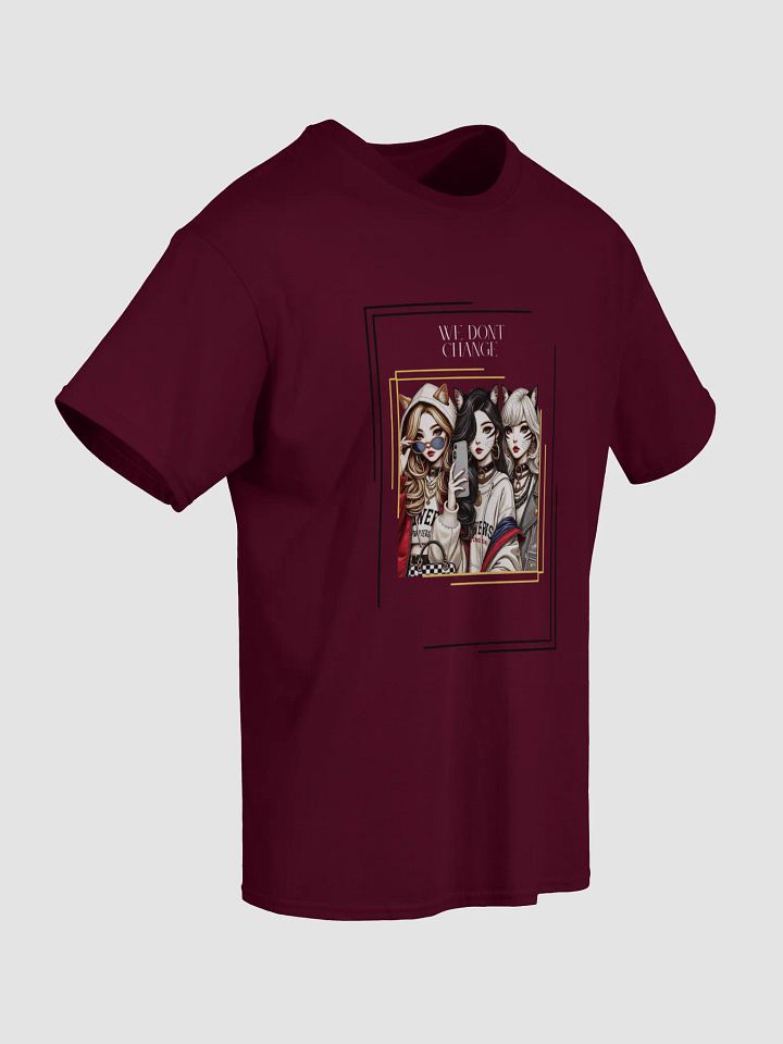 Gothic Anime Girls T-Shirt | Trendy Streetwear Cat Ear Hoodie Art | Aesthetic Urban Fashion Tees product image (8)