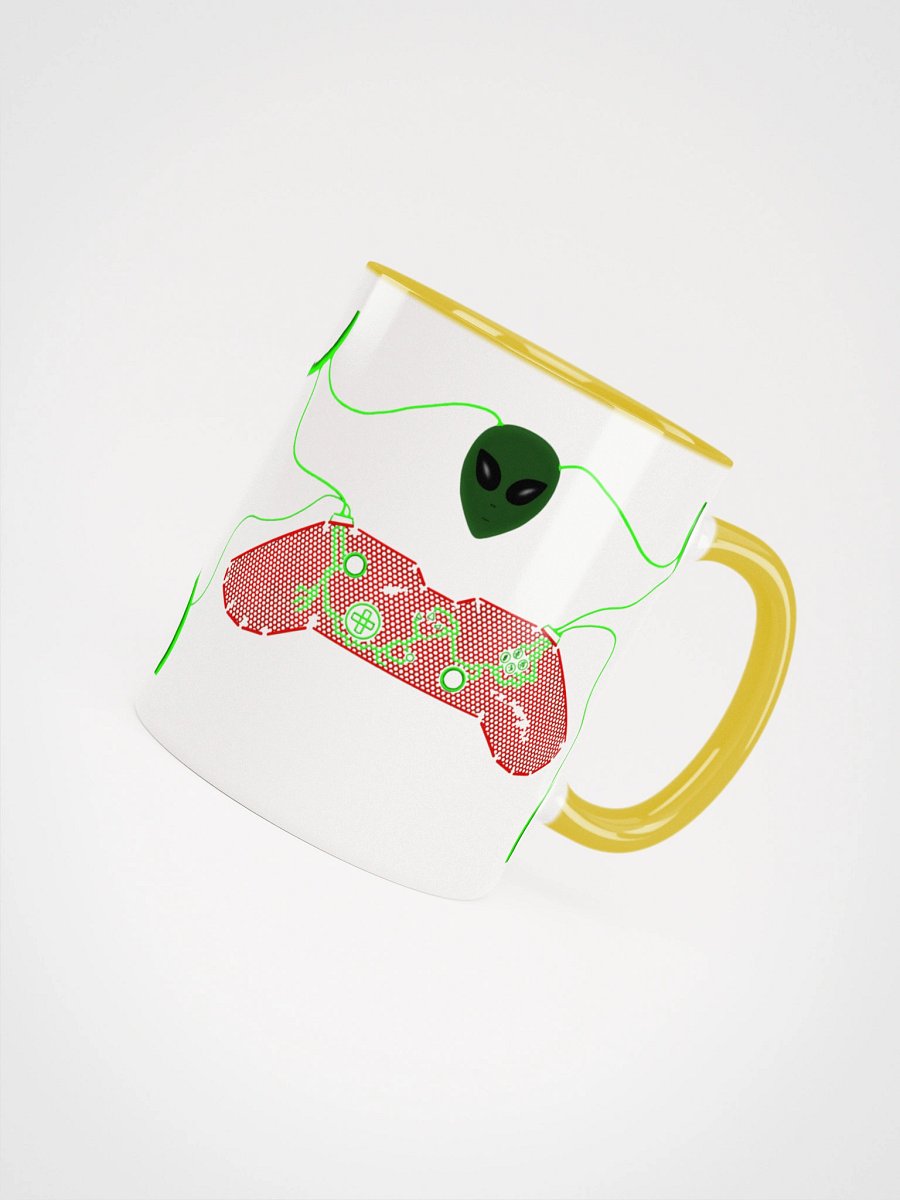 Galactic Green Alien Ceramic Mug product image (4)