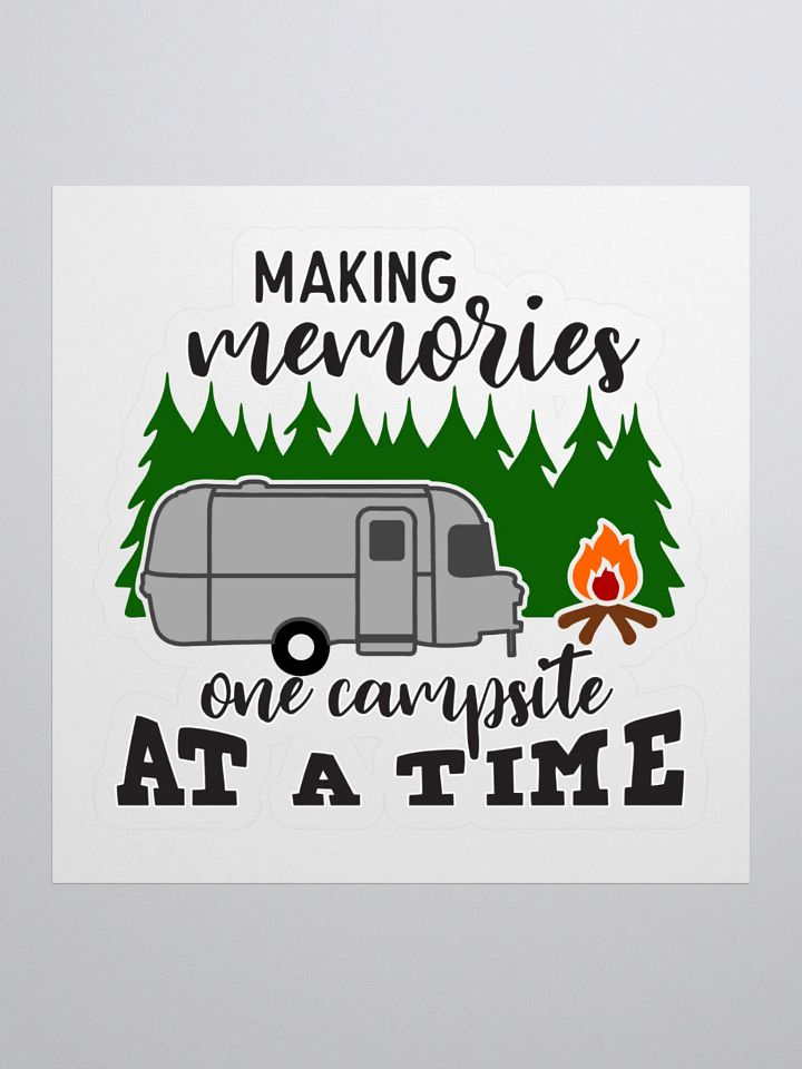 Campsite Memories Kiss Cut Stickers product image (1)