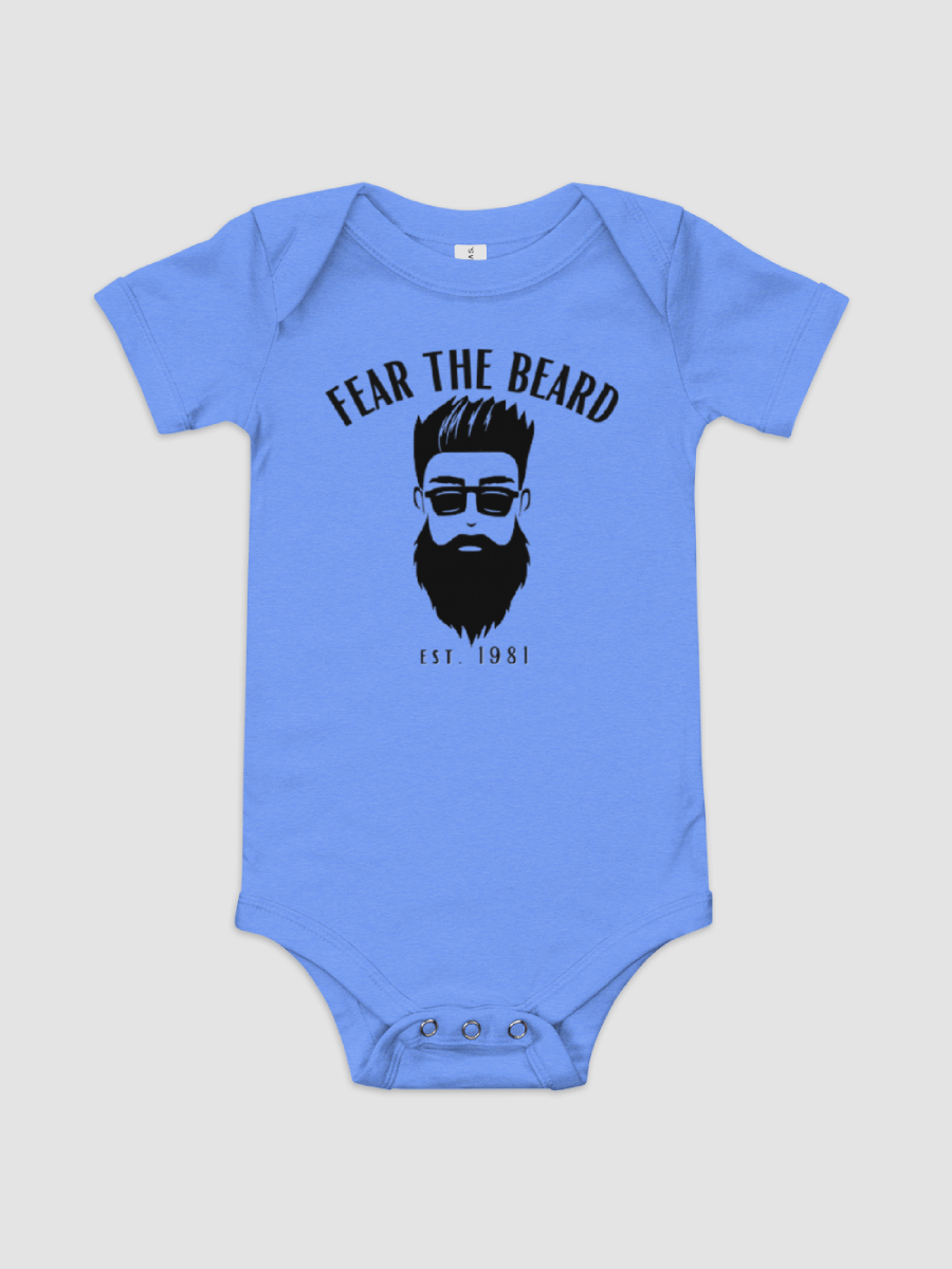 Fear The Beard Baby Short Sleeve One Piece product image (1)