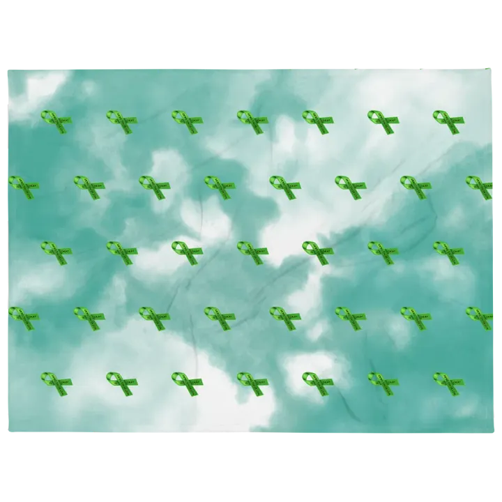 Green Ribbon Awareness Blanket product image (1)