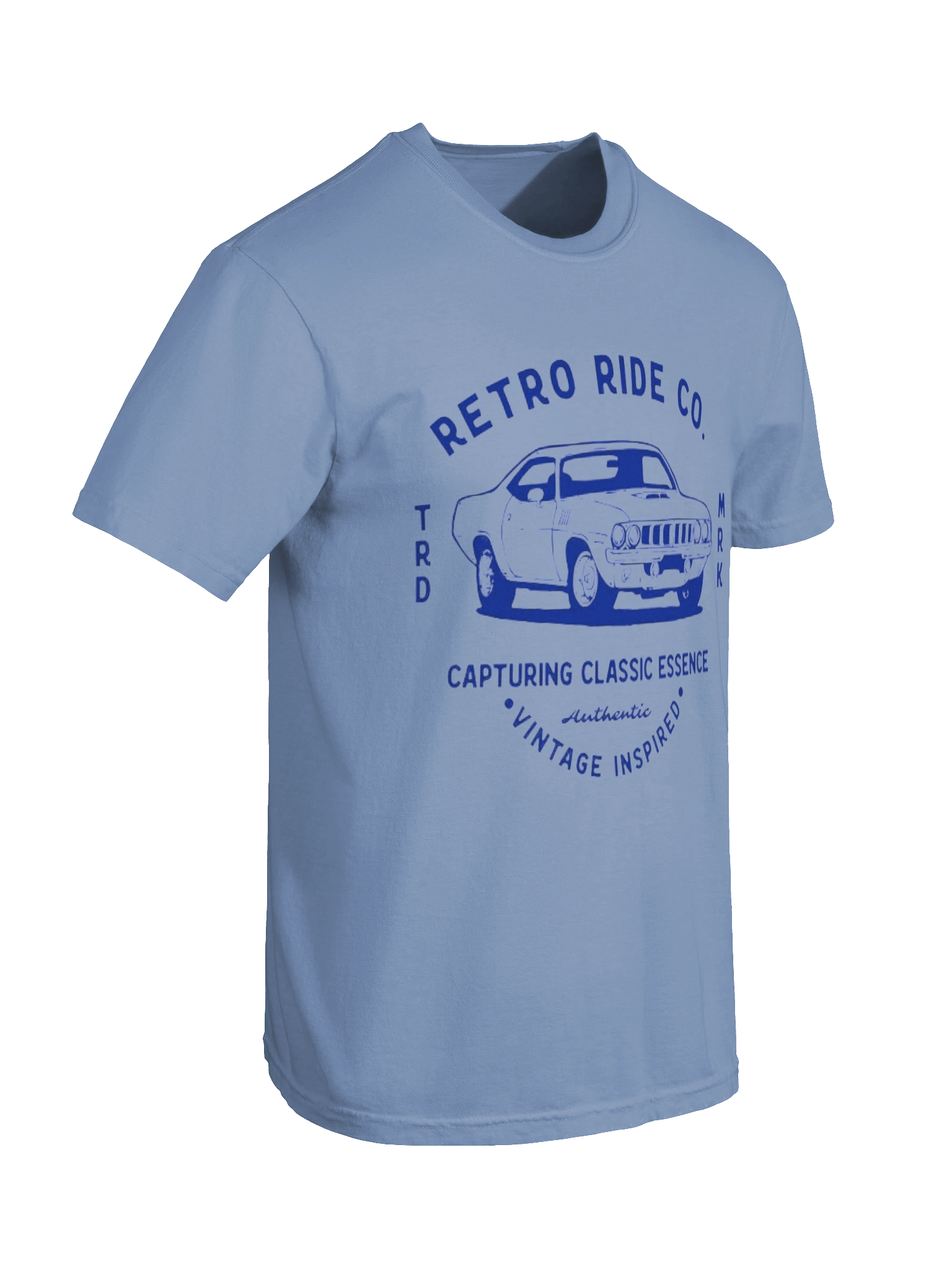 Blue Retro Ride Tee product image (14)