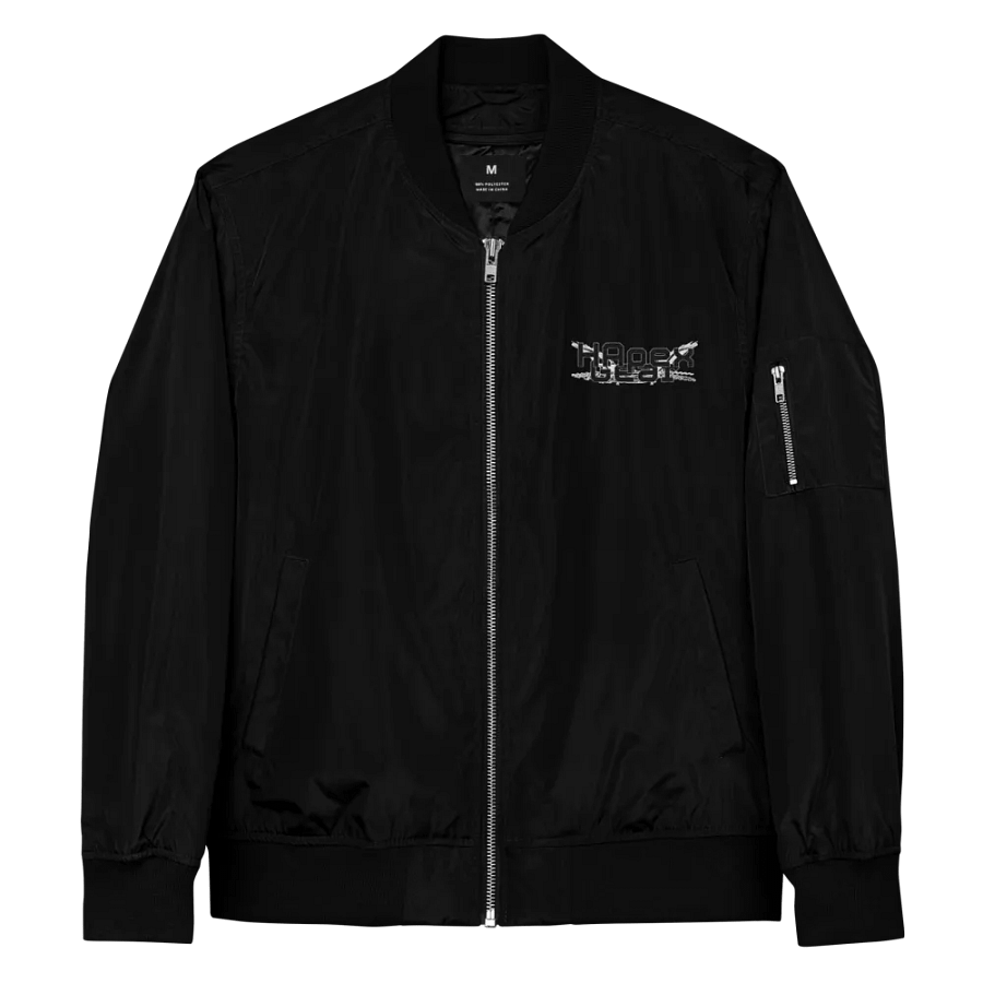Premium Recycled Bomber - Embroidered - Black HApex Gear Black Logo product image (3)