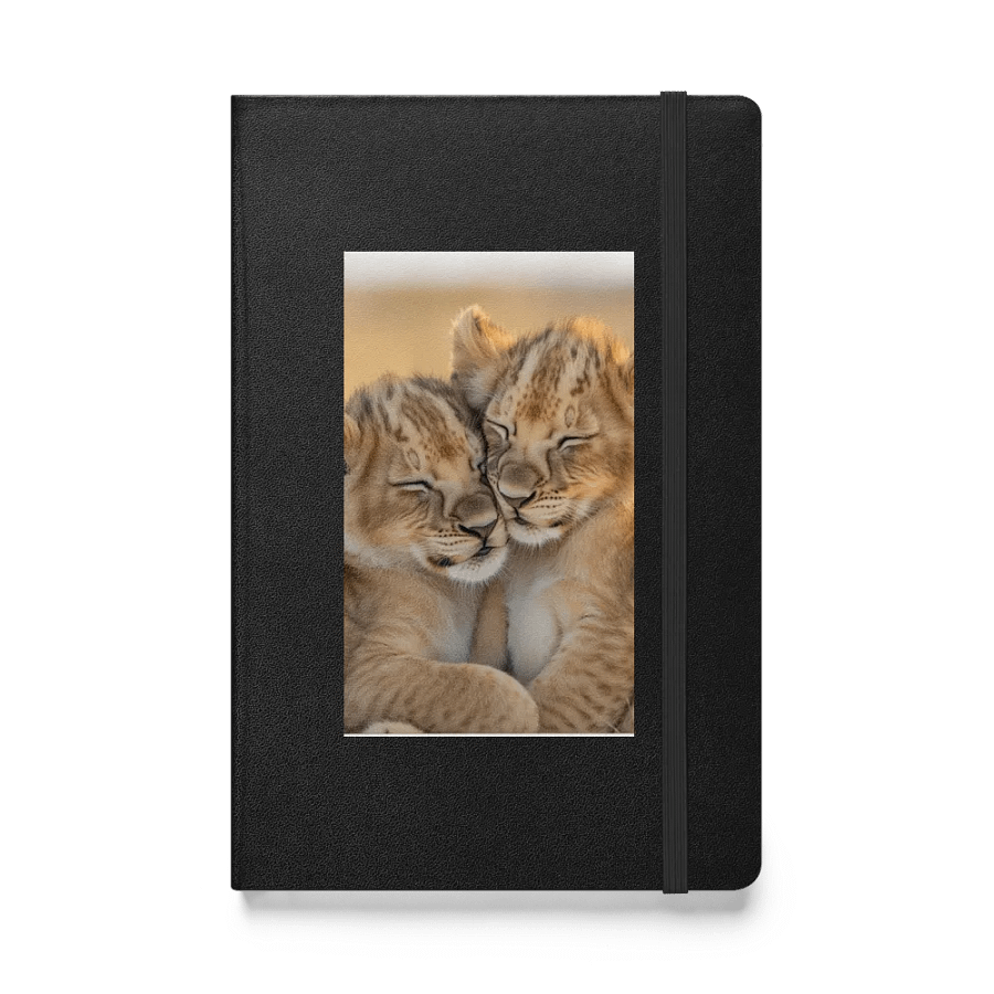 Lion Cubs Affection Hardcover Notebook product image (1)