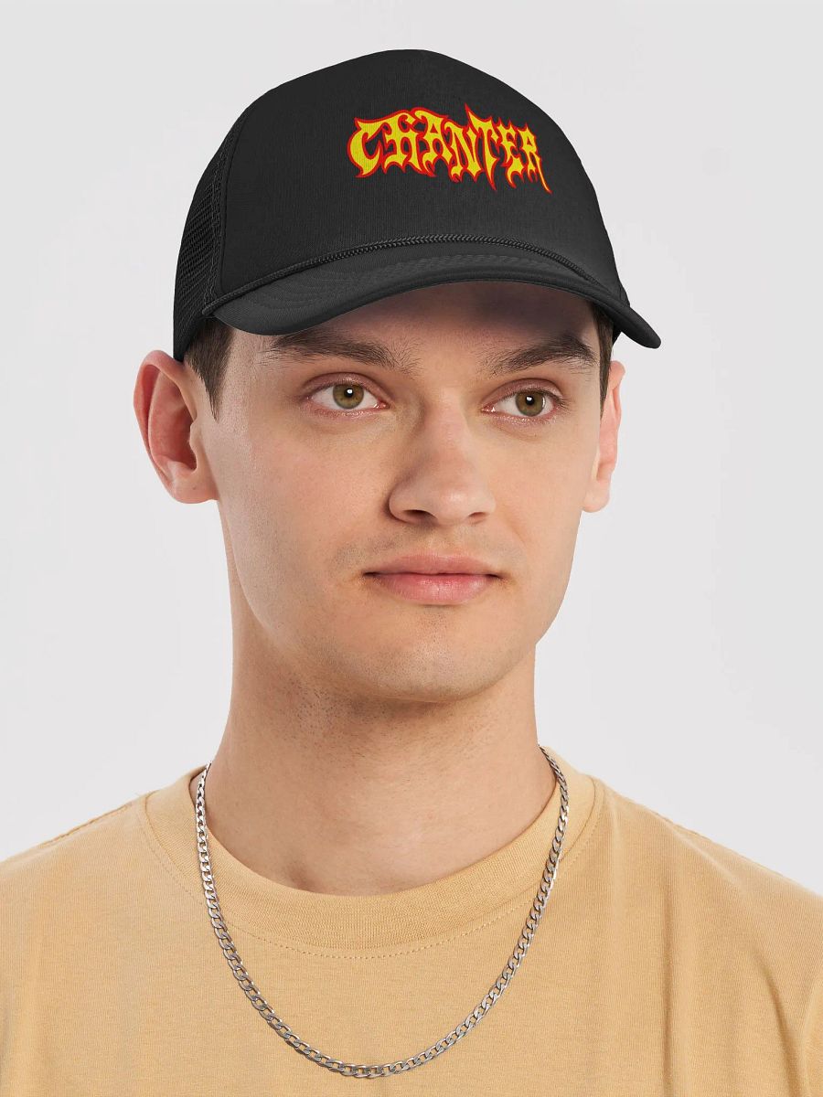 Yellow-Red Chanter Trucker Hat product image (5)