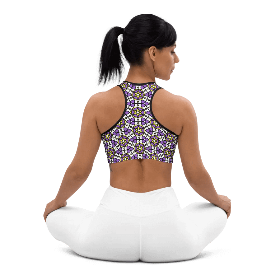 Non-Binary Abstract (2) - Sports Bra product image (2)