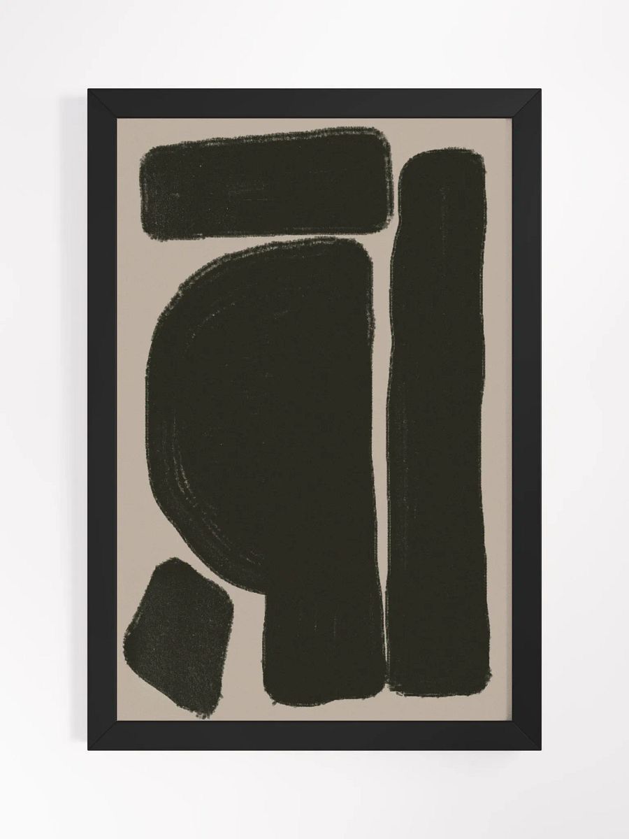 Abstract Minimalist Framed Poster | Modern Geometric Wall Art | Clean and Elegant Décor for Contemporary Spaces product image (3)