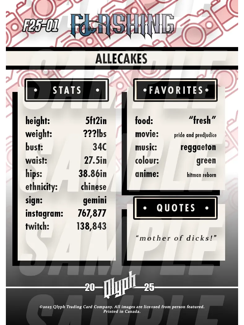 Qlyph Trading Cards DROP #1: Allecakes product image (5)