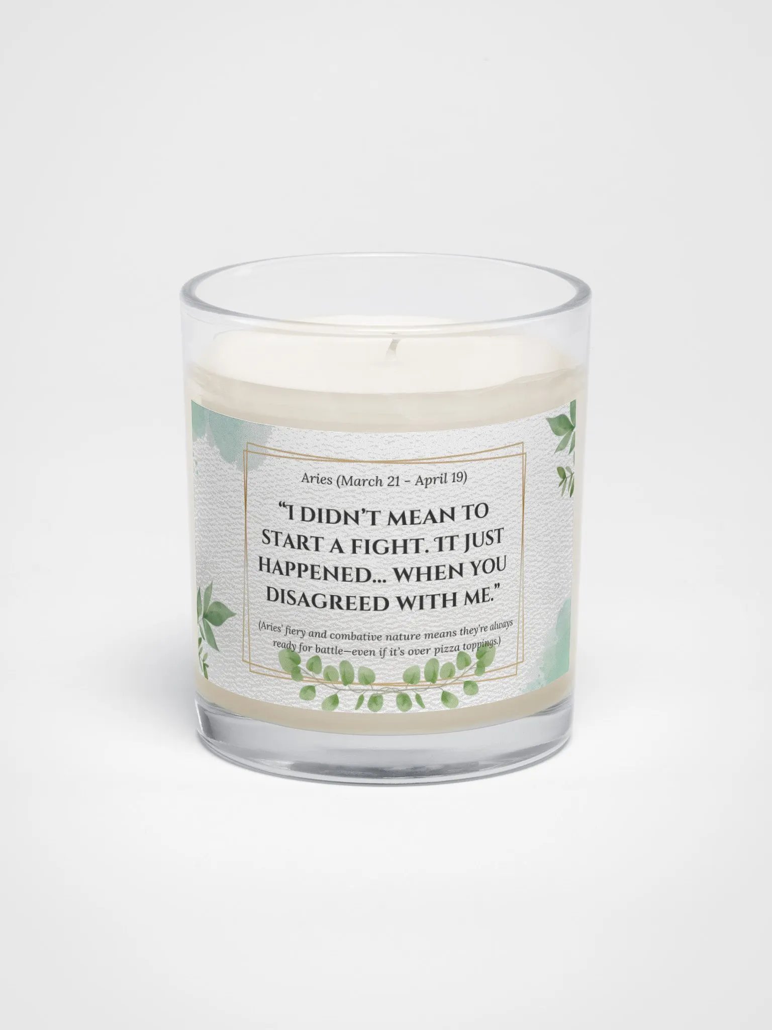 Aries - Zodiac Candles product image (1)