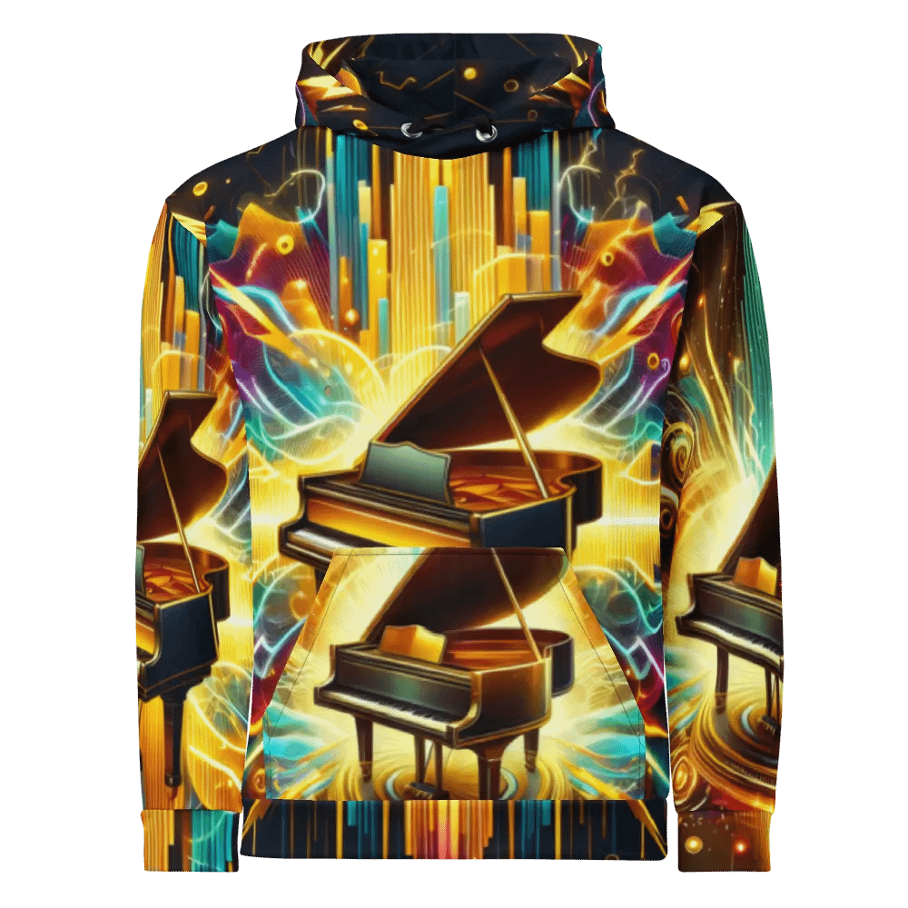 Piano Musical Instrument - All-Over Unisex Hoodie #26 product image (1)