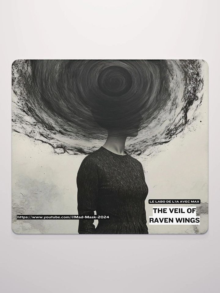 Mouse Pad Gaming The Veil of Raven Wings product image (2)