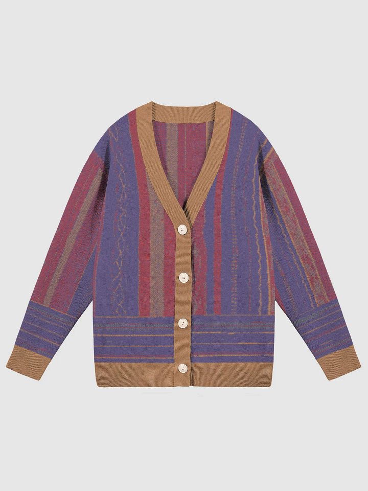 Soulful Stripes Knit Cardigan product image (1)