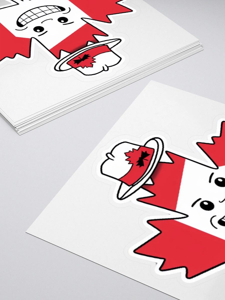 Canadian Leaf Mountie Sticker product image (4)