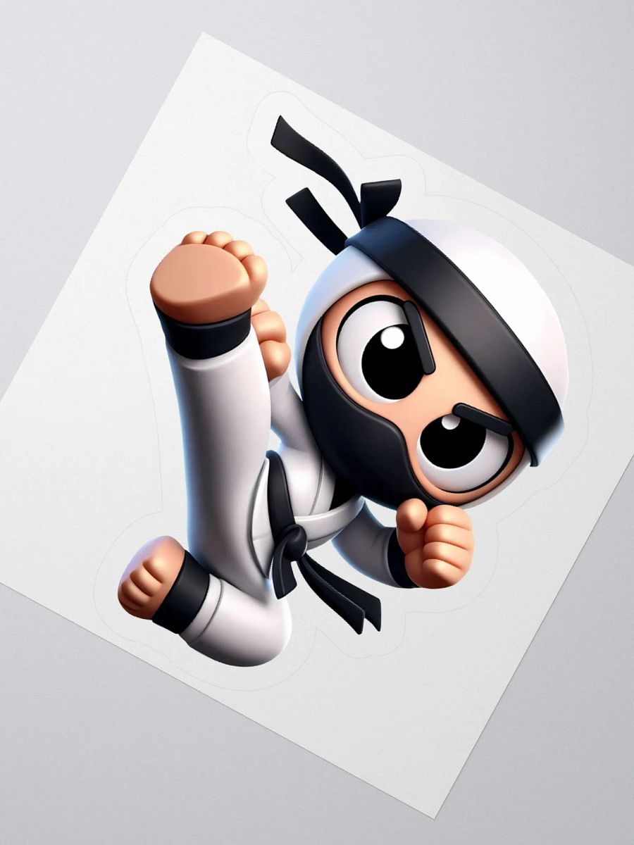 Cute Ninja Sticker v1 product image (5)