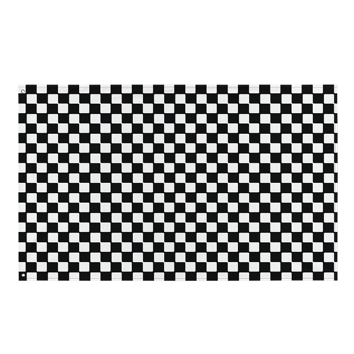 Ethereal Checkered Grid All-Over Flag product image (1)