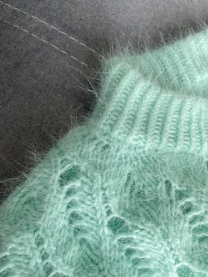 Схема вязания Свитер Julia с объемным узором, с японским плечом (спицами) product image (2)